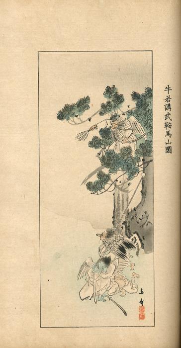 大倉書店 松本楓湖(縮画) 菊池容齋画譜 全2冊揃