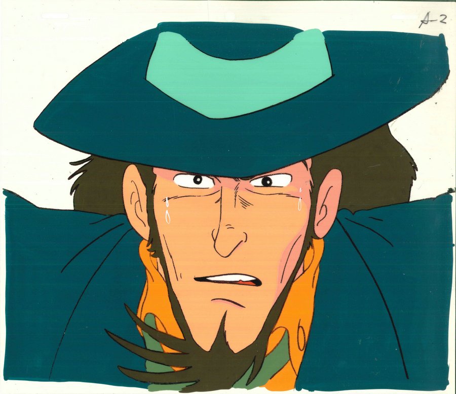 中古セル画・原画 セル画 ルパン三世 ⁄ 次元大介 E19