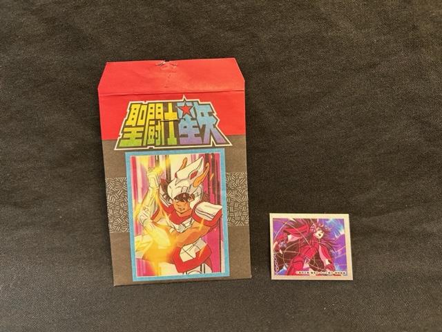 アマダ 聖闘士星矢 クロス マグネット当 20円売60入 アタリ3本