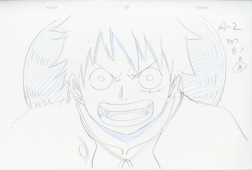 ONE PIECE 原画 モンキー・D・ルフィ…他 