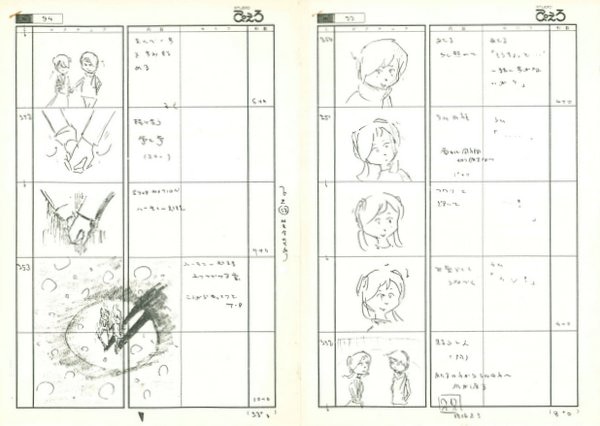 うる星やつら 絵コンテ