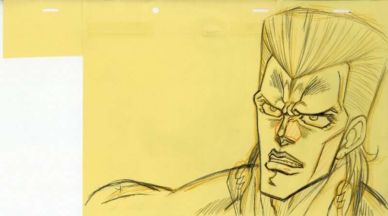 ジョジョの奇妙な冒険 スターダストクルセイダース ラフ原画