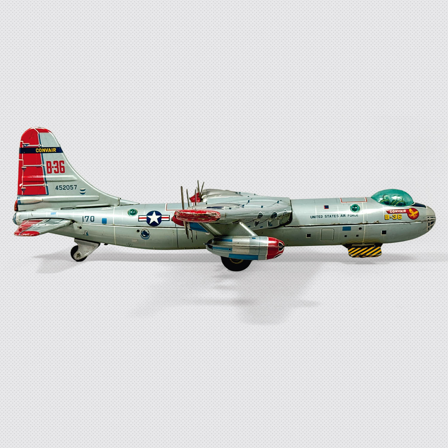 米澤玩具制 ブリキ飛行機 B-36CONVAIR 大型規格外