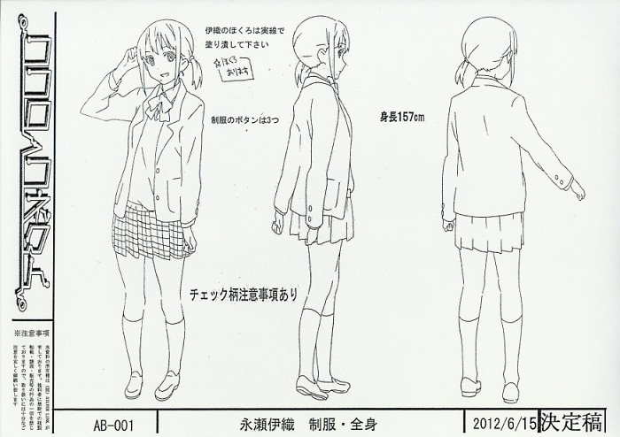 大特価 ココロコネクト 設定 アート・デザイン・音楽