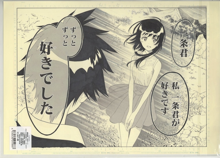 ジャンプ展　ニセコイ　複製原稿 Amazon.co.jp: 超レア ニセコイ□A4サイズ 複製原画 正規品□額装品