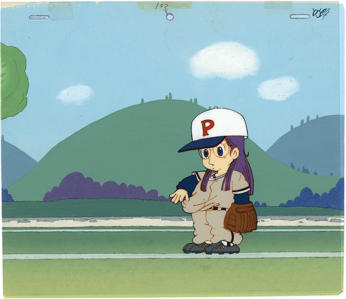 Dr.スランプ アラレちゃん セル画2枚+背景