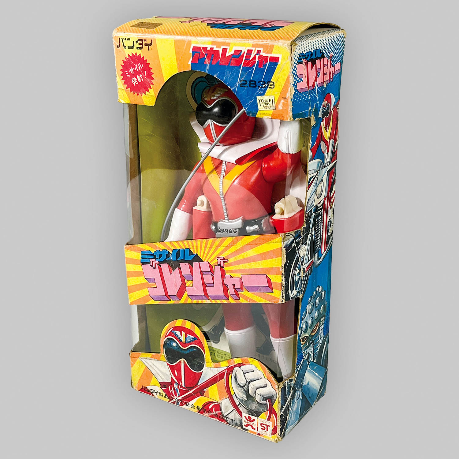 ⚠️専用　激レア　箱付き　秘密戦隊ゴレンジャー　ミサイルゴレンジャー　旧バンダイ 1050] 秘密戦隊ゴレンジャー ミサイル アカレンジャー