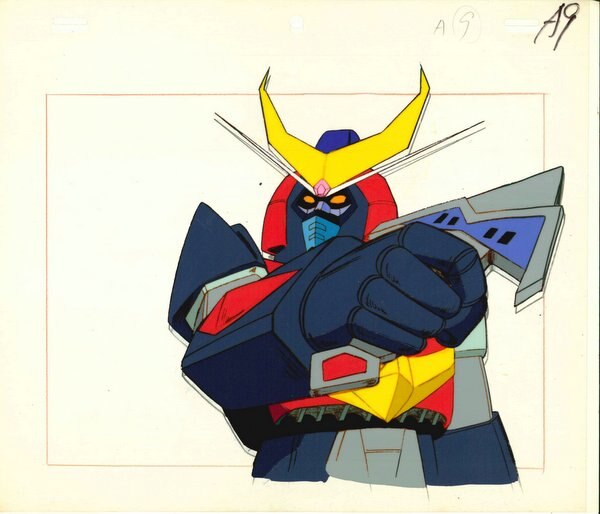 即決 希少! 宇宙戦士 バルディオス セル画 クインシュタイン① 動画付