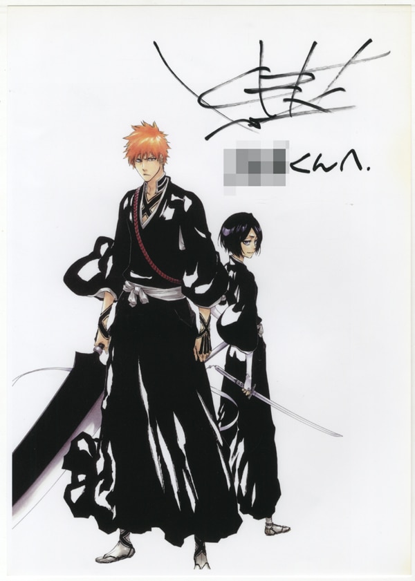 BLEACH 久保帯人先生直筆サイン入りリトグラフ（高級複製原画） - 絵画 