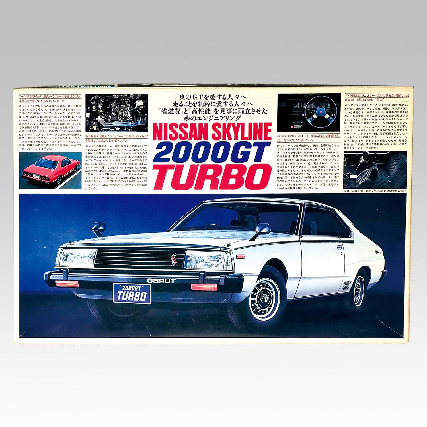 珍しい エルエス ニッサン スカイライン2000GTターボ 1/20 新品未使用