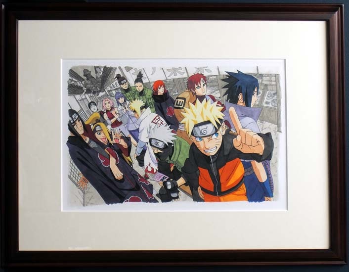PG-3632]NARUTO カラー複製イラスト 岸本斉史