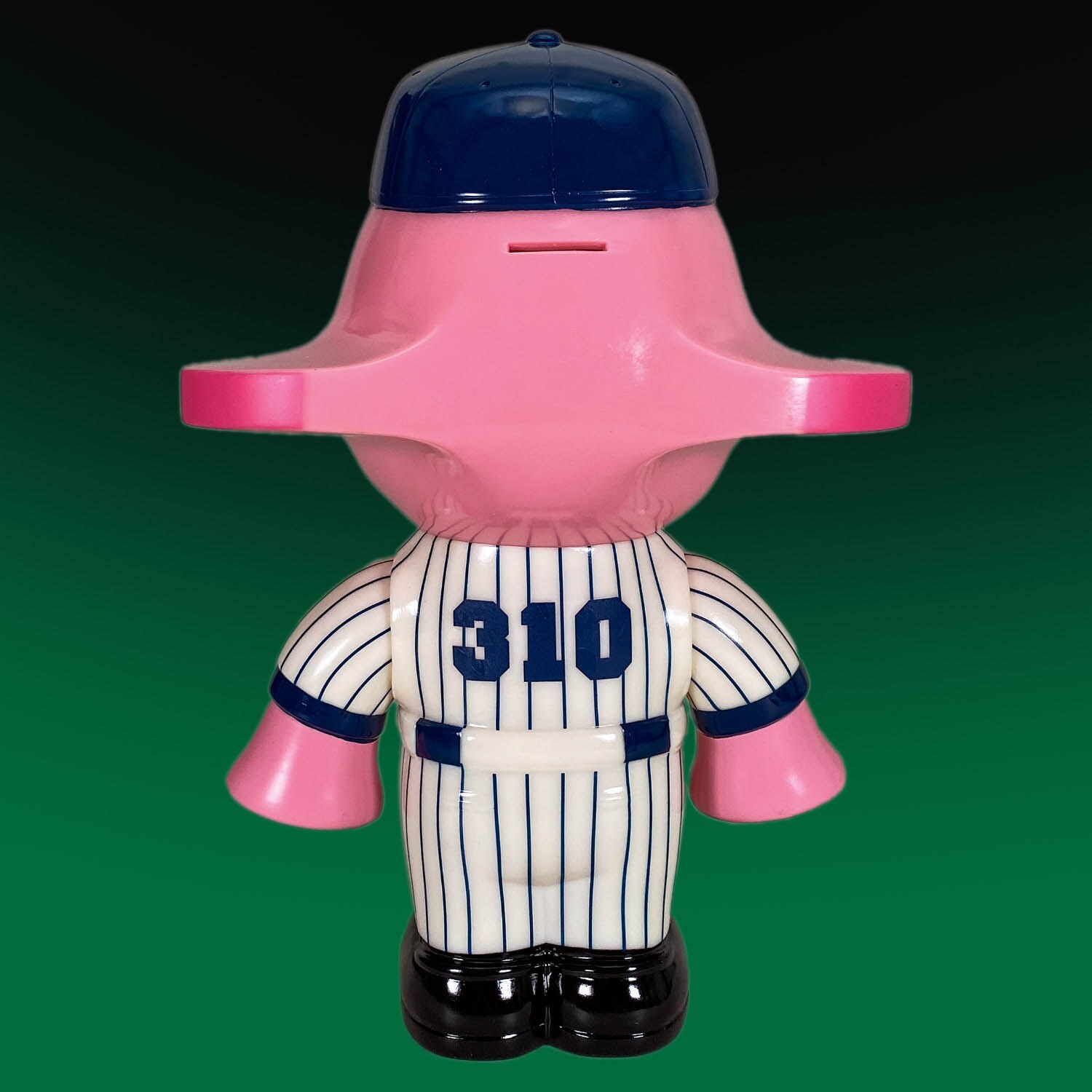 佐藤製薬サトコちゃん 特大貯金箱 30cm NYヤンキースコラボ 佐藤製薬 ニューヨーク・ヤンキースサトコちゃんコインバンク