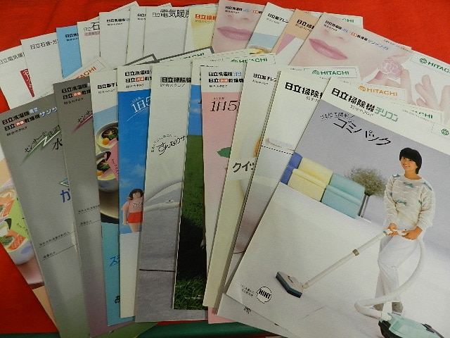 1983年(昭和58年)9月号~日立電気暖房器具総合カタログ 河合奈保子 全26冊