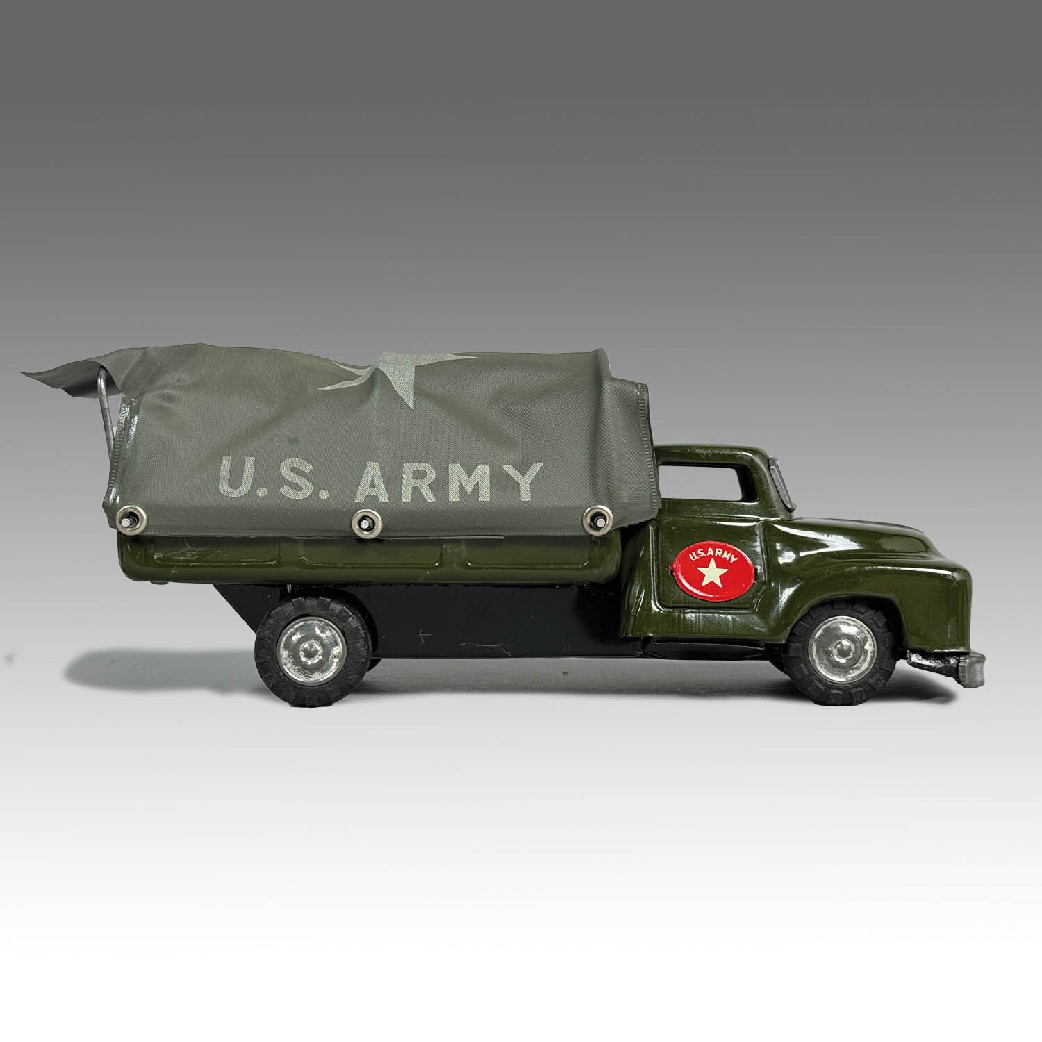 ARMYトラック　ブリキ　車 軍用トラック ブリキ アメリカ陸軍 U.S.ARMY ヴィンテージ