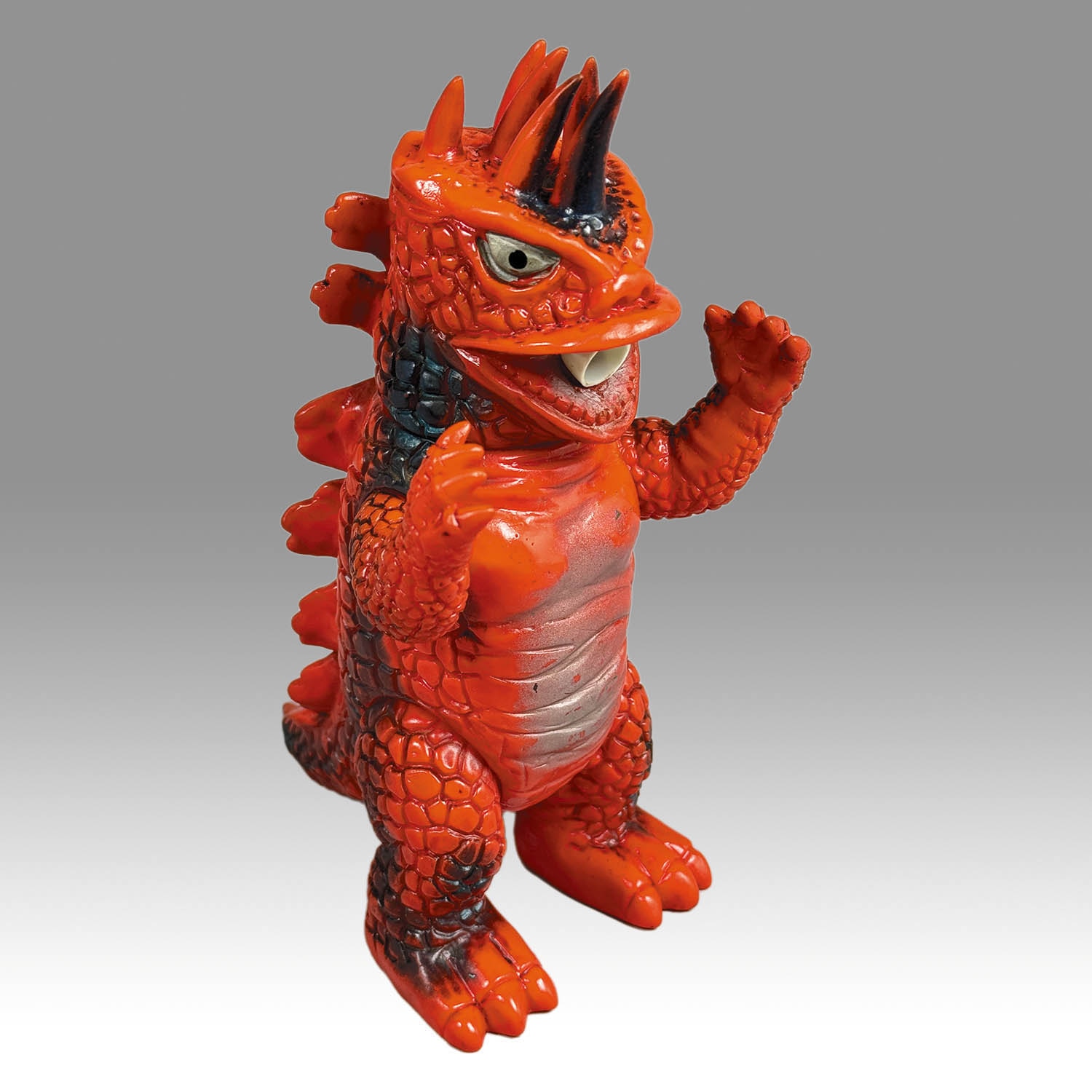 【中古】 恐怖！！火の神ののろい 2273] 火をふく恐竜 原始怪獣シリーズ 6本角 足先未塗装