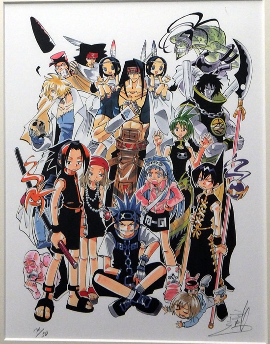 武井宏之 直筆サイン入りカラー複製イラスト「シャーマンキング」