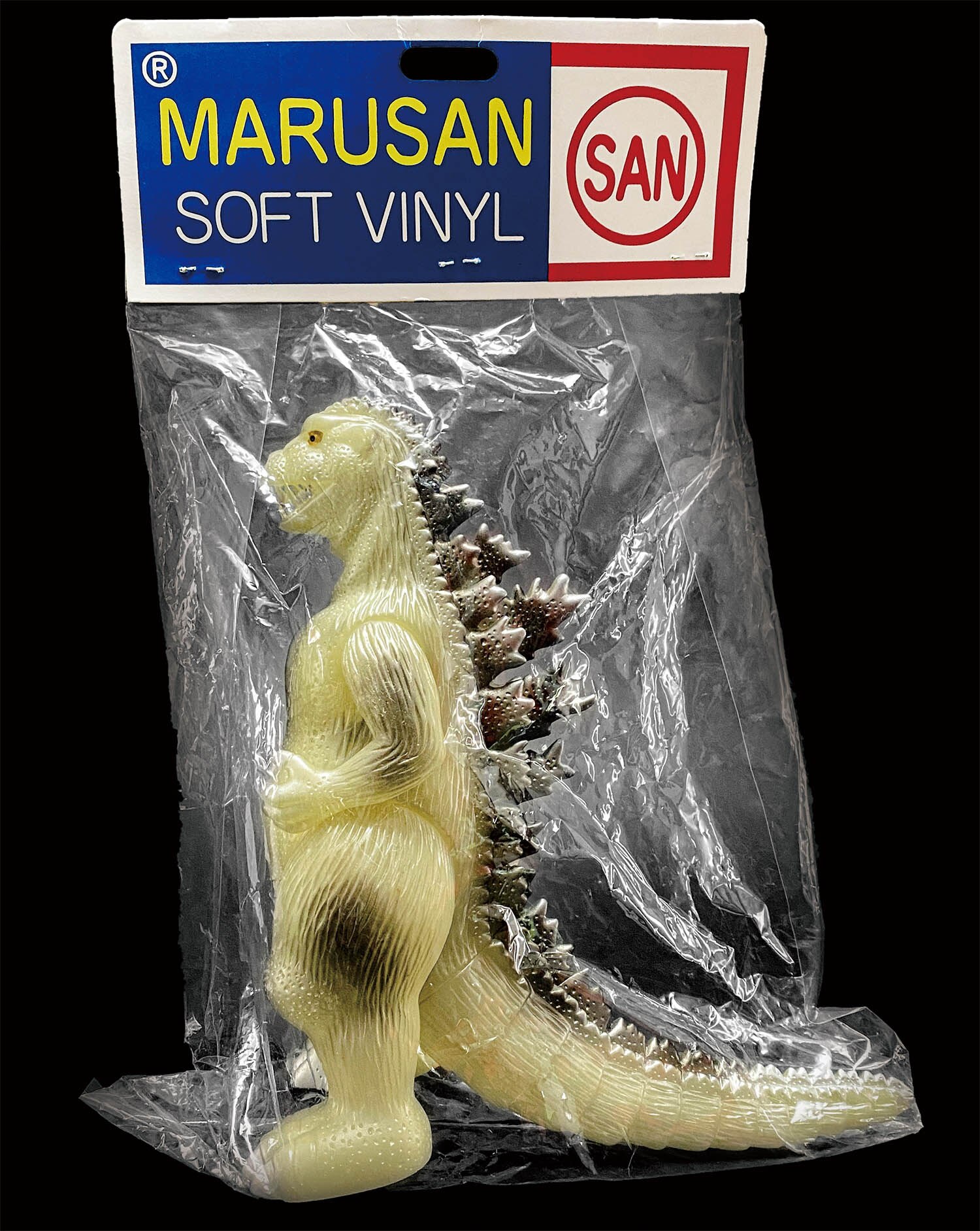 マルサンソフビ 逆襲版ゴジラ 蓄光Ver マルサン 蓄光版 初代ゴジラ 黒