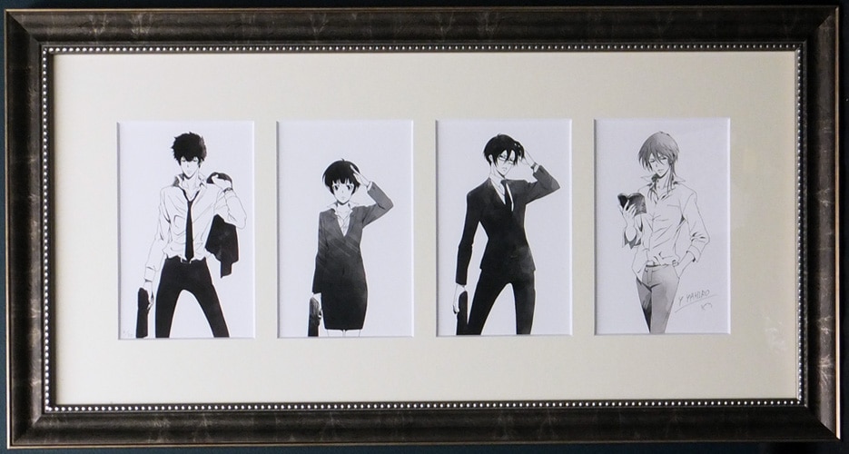 PSYCHO-PASS 直筆サイン 版画 - 美術品