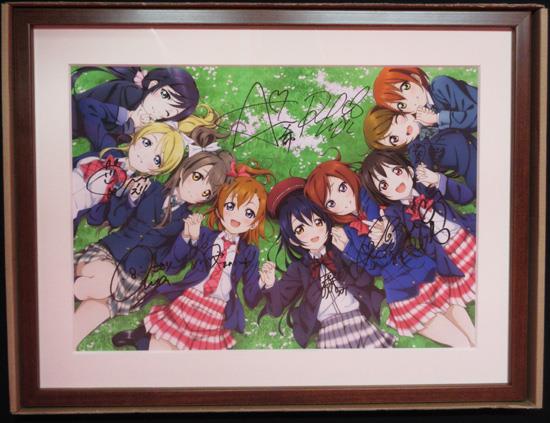 直筆サイン入りカラー複製イラスト μ's ラブライブ!