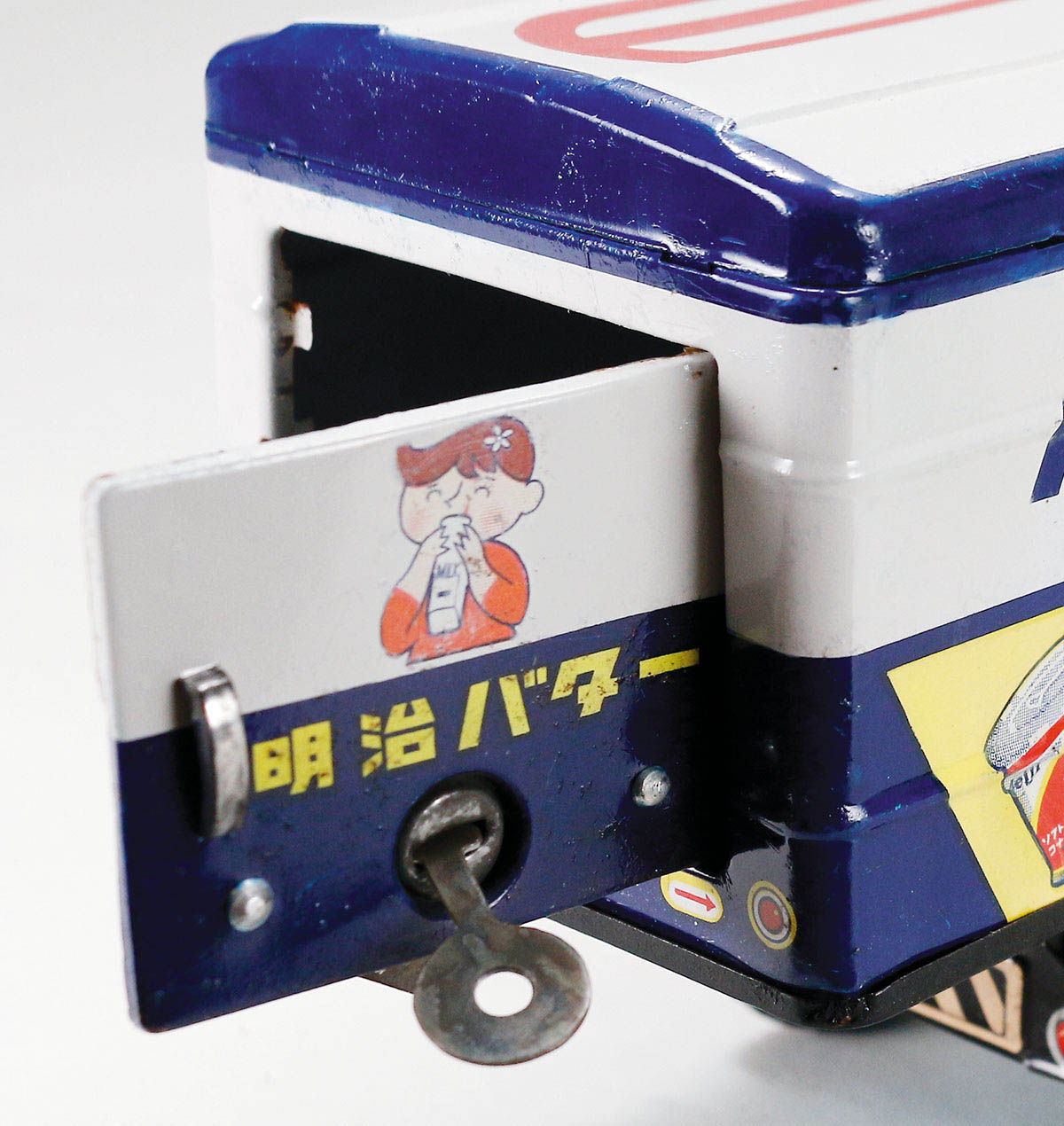 当時物ブリキの玩具 ビタ明治牛乳ミルクトラック