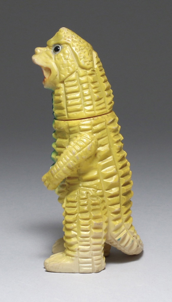 1円～ 希少 当時物 マルサン びっくり怪獣シリーズ ゴモラ ソフビ 人形