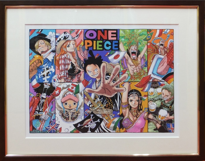 尾田栄一郎カラー複製イラスト One Piece