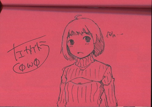 左カゲトラ 直筆イラストサイン本「はつじょーでいず」