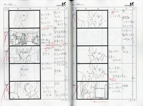 Psycho-Pass : storyboard
