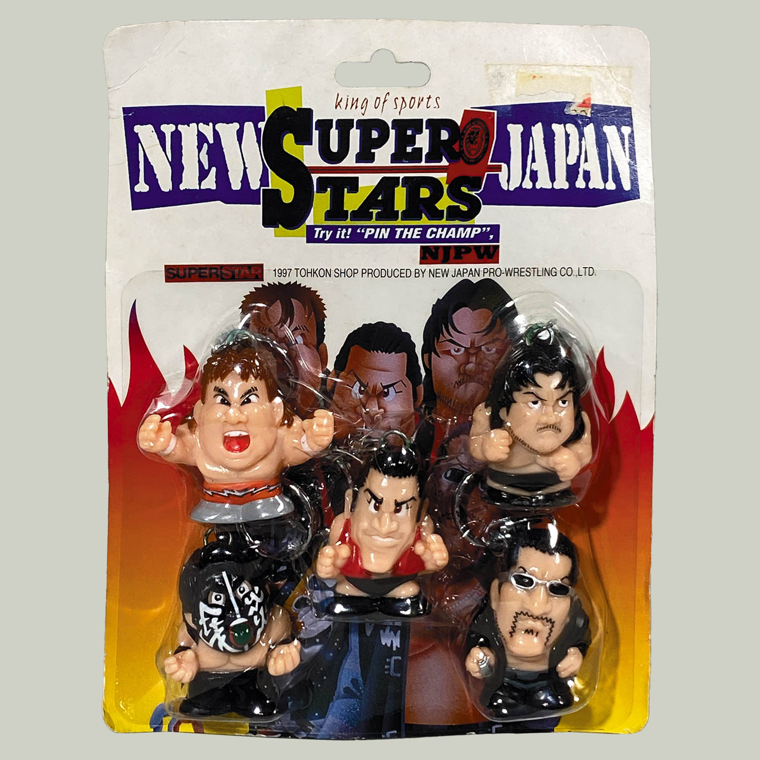 5568] 新日本プロレス NEW JAPAN SUPER STARS ソフビキーホルダーセット