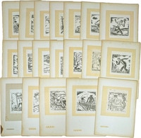 安西水丸　直筆　色紙 安西水丸】ジクレー版画「伏見人形と絵馬」 | Crevis Online Store