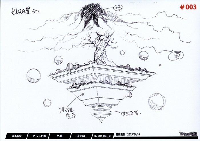 ドラゴンボール 美術設定 ドラゴンボール超 設定