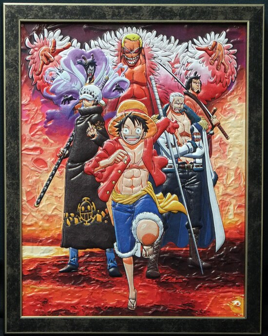 ONE PIECE」 カラー複製イラスト 複製画 ワンピース ONEPIECE