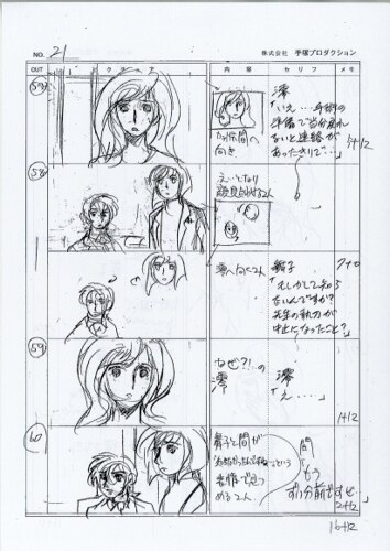 高い信頼 厚い信頼 ヤング ブラック・ジャック 絵コンテ その他