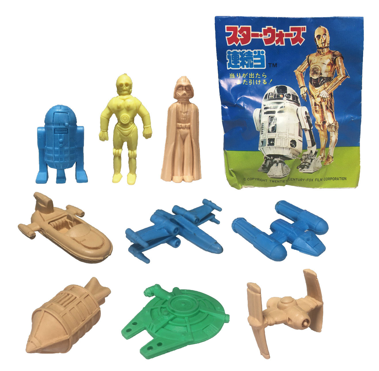コンプREX10掲載】マルカ スターウォーズ 連続当ミニサイズ消しゴム