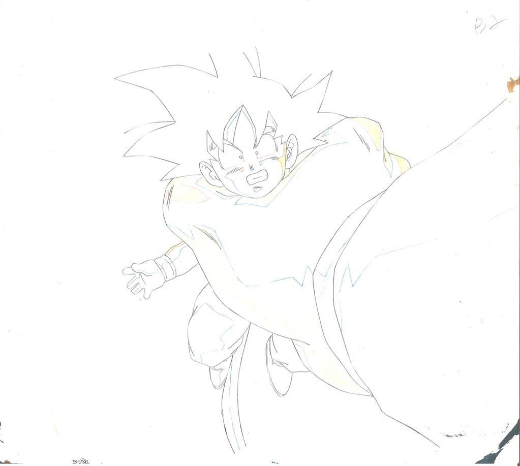 劇場版 ドラゴンボール 最強への道 孫悟空 人造人間8号 ハッチャン セル画