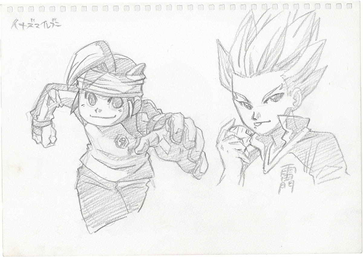 2930] 古澤純也 直筆イラスト「ドラえもん 他」3枚