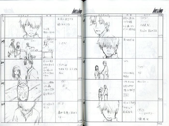 蟲師　絵コンテ 蟲師 第一話｢緑の座｣ 絵コンテ(全巻購入特典) | タイムカプセル