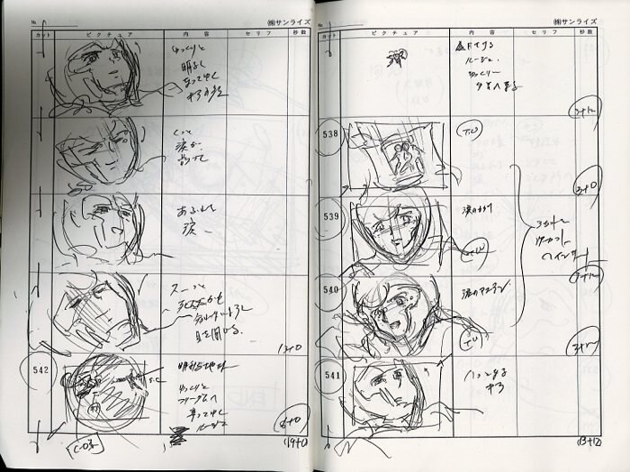 機動戦士ガンダムSEED 絵コンテ