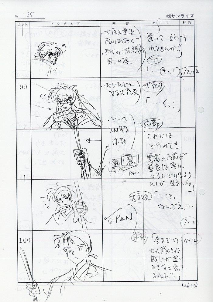 InuYasha; script, storyboard