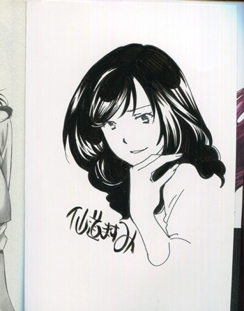 仙道ますみ　純愛契約1　女性キャラ　直筆イラスト入りサイン本 仙道ますみ 直筆イラストサイン本「リベンジH」1巻