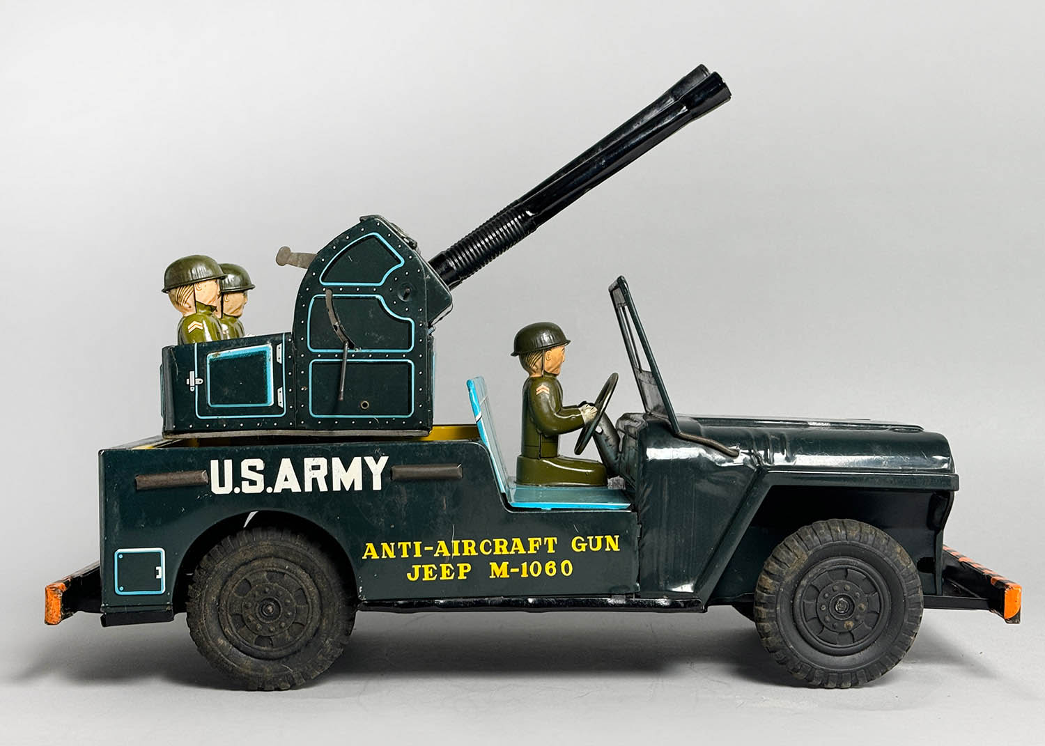 US Army Anti-Aircraft Gun Jeep 4 Guns US Army Anti-Aircraft Gun Jeep 4 Guns