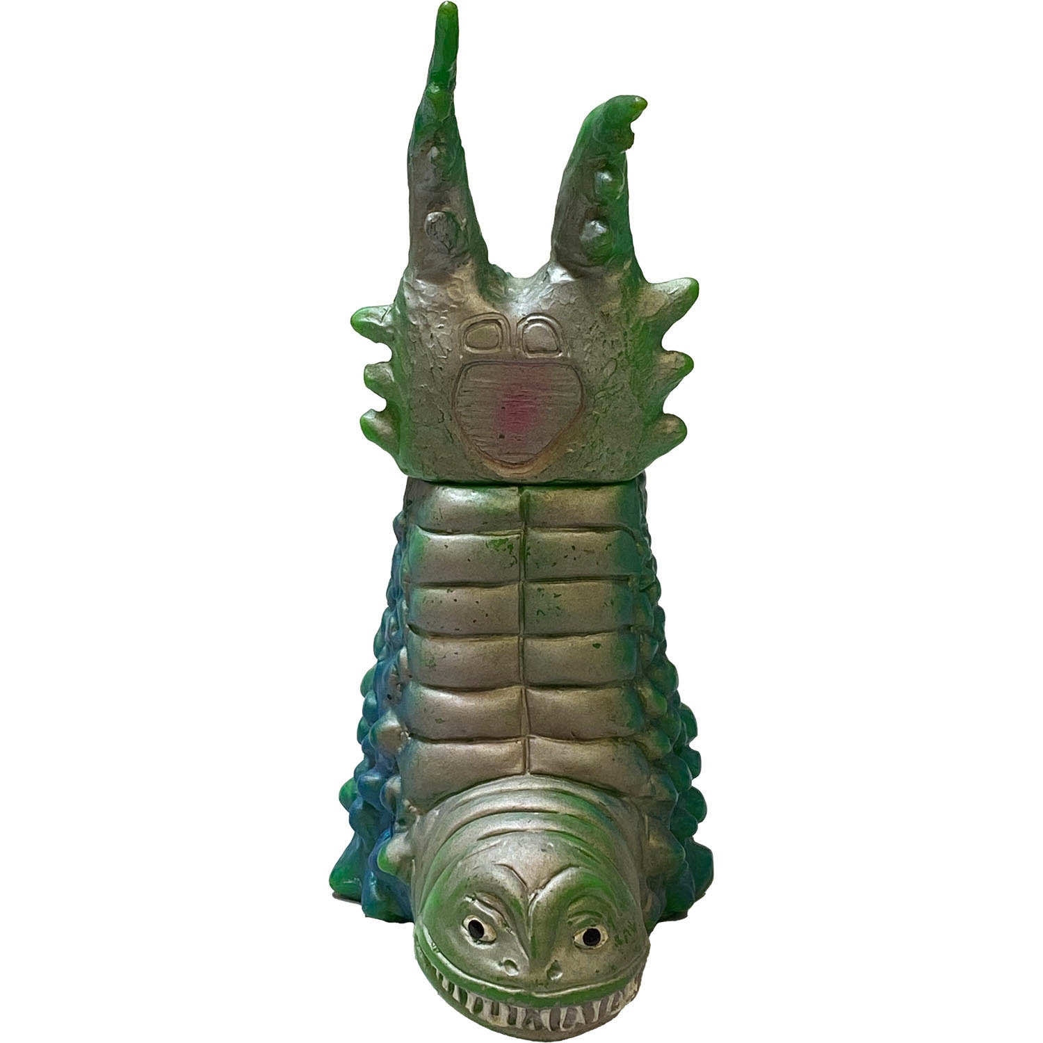 1358] ゼンマイ動く怪獣シリーズ ツインテール 緑成型