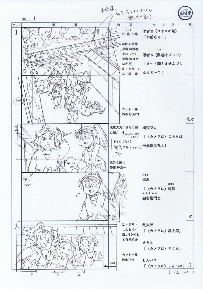 忍たま乱太郎　絵コンテ集 SHOCHIKU STORE | 松竹ストア劇場版 忍たま乱太郎 ドクタケ忍者