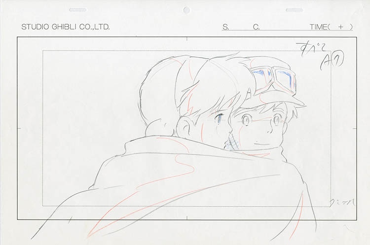 爆売り！ 天空の城ラピュタ修正ラフ原画 絵画