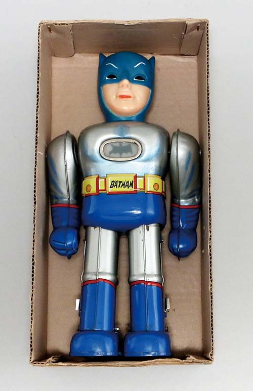 バンダイ/日本製 電動バットマン 二足歩行ブリキ