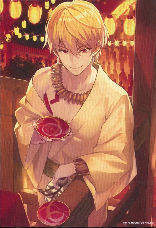 Fate/Grand Order」 カラー複製イラスト「王の相伴」