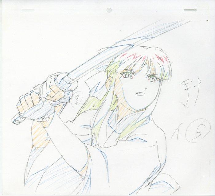 サクラ大戦 原画 真宮寺さくら サクラ大戦 原画 真宮寺さくら