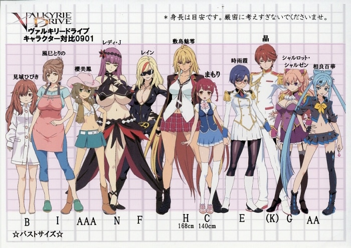 Valkyrie Drive characters 3 – ThePlatformer