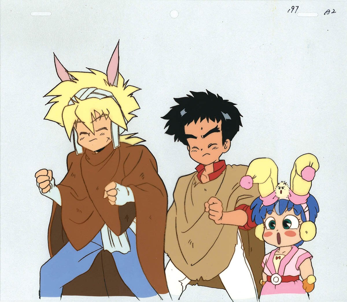 ☆レア☆希少☆セル画 魔動王グランゾート ラビ ガス グリグリ
