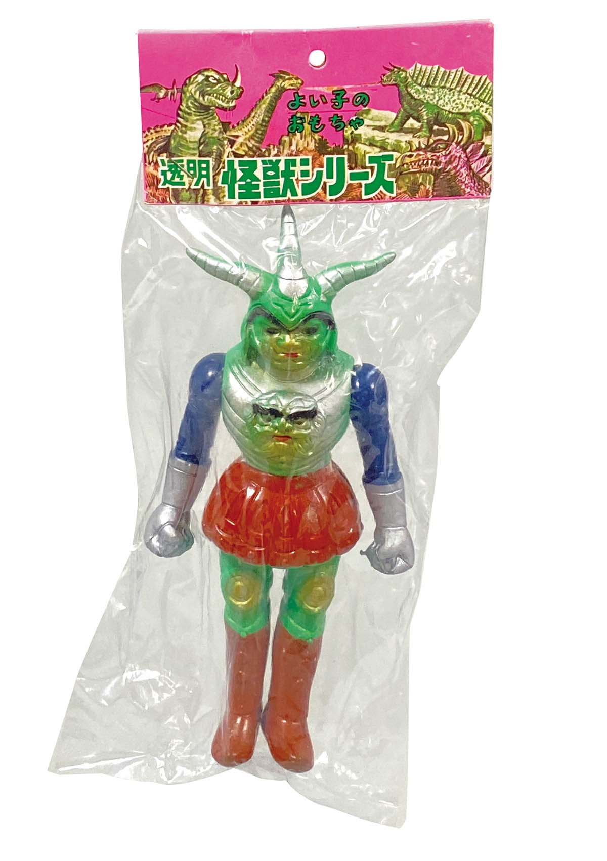 ☆無版権 マジンガーZ 暗黒大将軍 ソフビ 未開封 パチ☆ 未開封 よい子のおもちゃ 透明 怪獣シリーズ 暗黒大将軍 16cm ソフビ